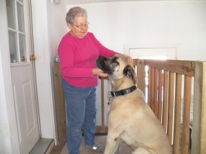 Connie and King share a moment