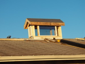Cupola going in the Machinery Shed