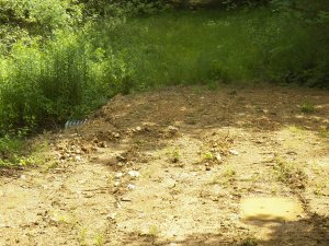 Main road culvert finally in place