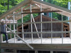 "Buster" climbs the sidewall