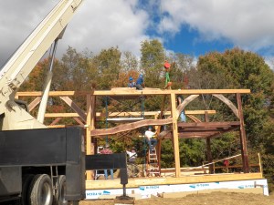 David and Margret's House going up